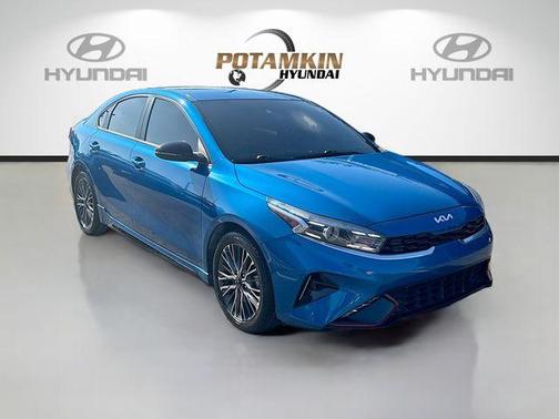 Blue 2022 Kia Forte GT-Line