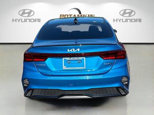Blue 2022 Kia Forte GT-Line