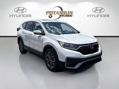 Platinum White Pearl 2022 Honda CR-V EX