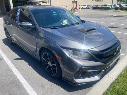 Modern Steel Metallic 2021 Honda Civic Sport