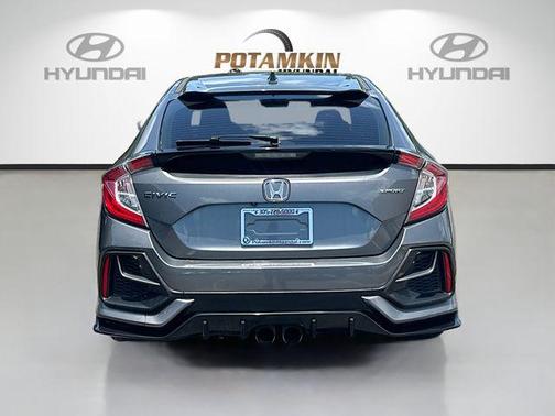 Modern Steel Metallic 2021 Honda Civic Sport