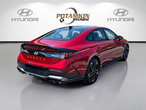 Red 2024 Hyundai SONATA N Line
