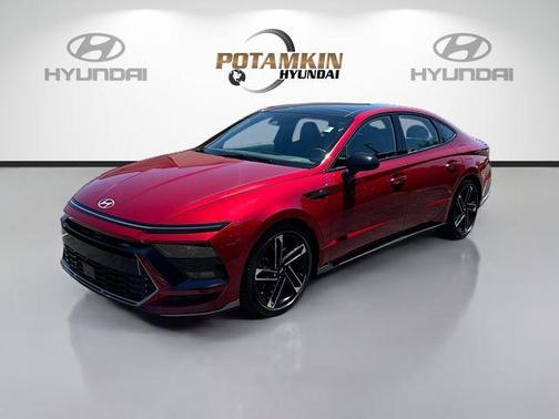 Red 2024 Hyundai SONATA N Line