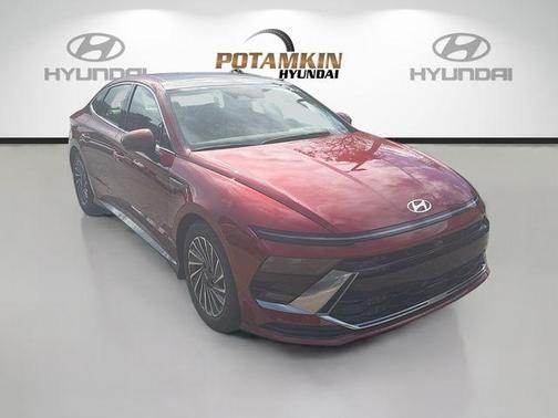 Red 2026 Hyundai SONATA Hybrid Limited