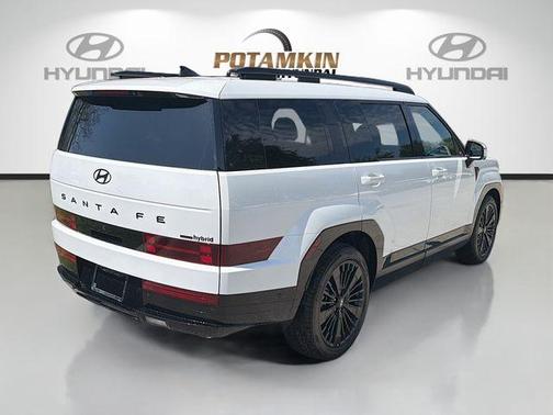 White 2026 Hyundai SANTA FE HEV Calligraphy