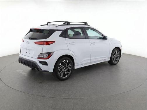 Lunar White 2023 Hyundai KONA N Line
