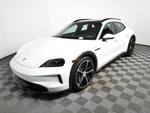 White 2025 Porsche Taycan 4