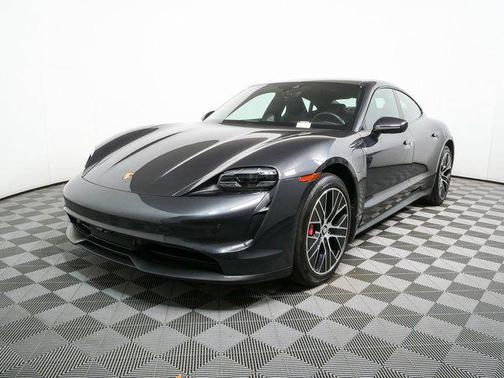 Volcano Grey Metallic 2020 Porsche Taycan 4S