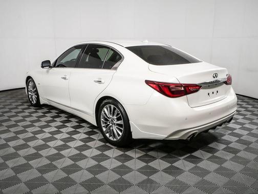 Majestic White 2019 INFINITI Q50 3.0t LUXE