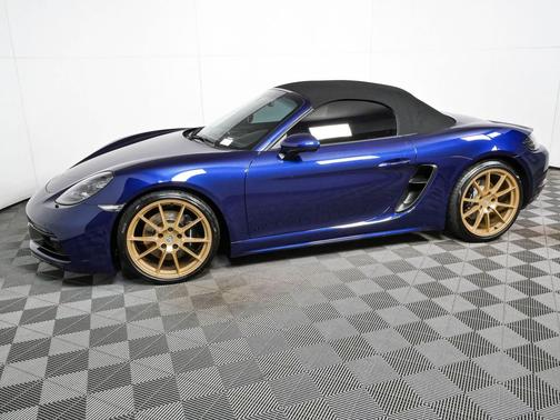 Gentian Blue Metallic 2025 Porsche 718 Boxster GTS 4.0