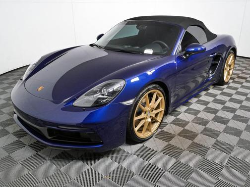 Gentian Blue Metallic 2025 Porsche 718 Boxster GTS 4.0