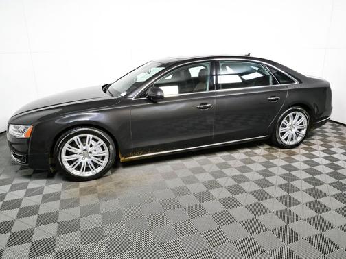 Gray Metallic 2015 Audi A8 L 4.0T