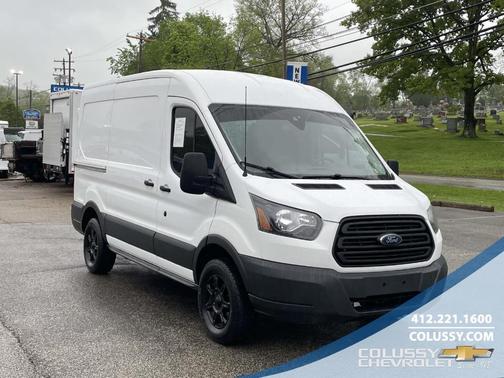 Oxford White 2017 Ford Transit-250 130 WB Medium Roof Cargo