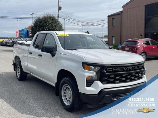 Summit White 2024 Chevrolet Silverado 1500 WT