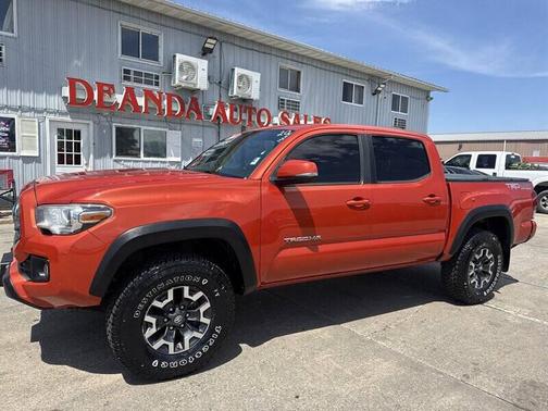 orange 2017 Toyota Tacoma TRD Off Road