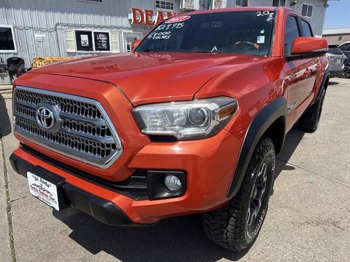 orange 2017 Toyota Tacoma TRD Off Road