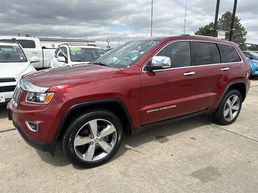 RED 2014 Jeep Grand Cherokee Limited