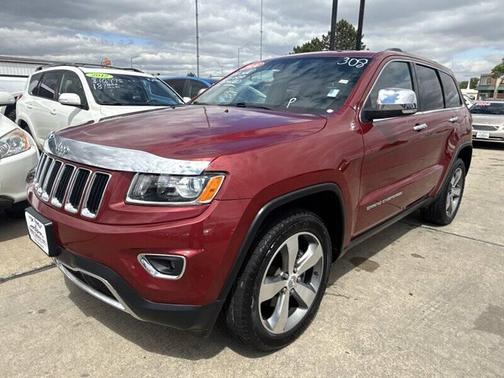 RED 2014 Jeep Grand Cherokee Limited