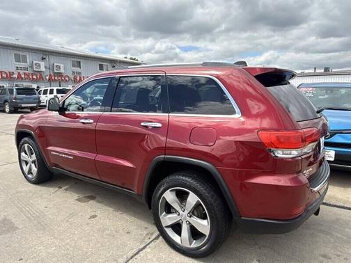 RED 2014 Jeep Grand Cherokee Limited