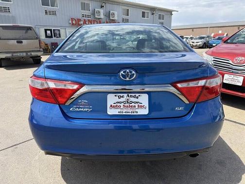 BLUE 2017 Toyota Camry SE