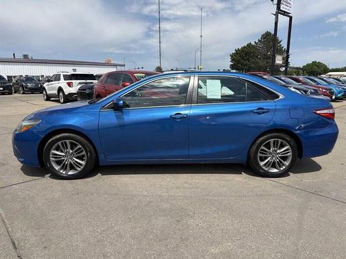 BLUE 2017 Toyota Camry SE