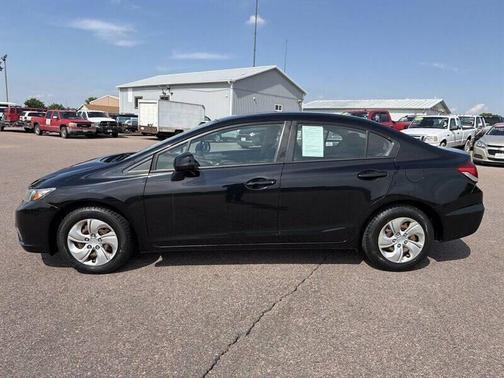 Crystal Black Pearl 2013 Honda Civic LX