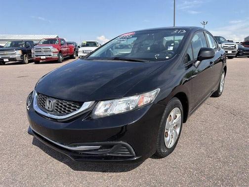 Crystal Black Pearl 2013 Honda Civic LX