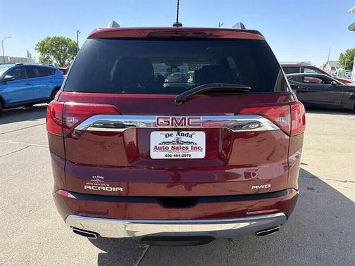 RED 2017 GMC Acadia Denali