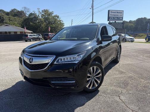 Crystal Black Pearl 2014 Acura MDX 3.5L