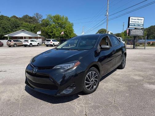 Black 2017 Toyota Corolla LE