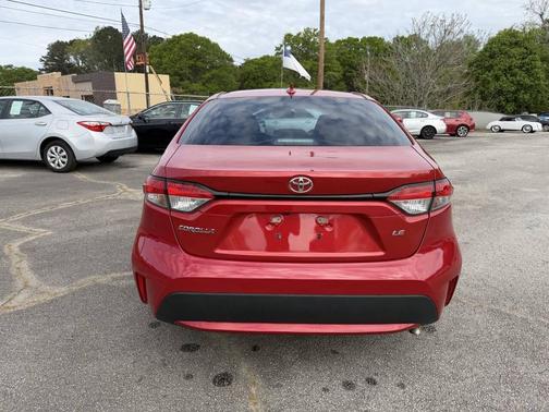 Red 2020 Toyota Corolla LE