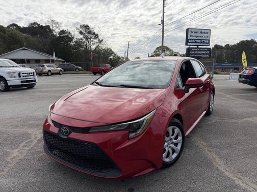 Red 2020 Toyota Corolla LE