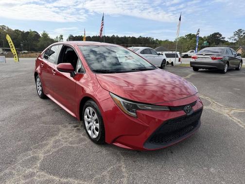 Red 2020 Toyota Corolla LE