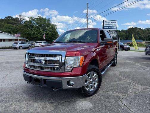 Red 2013 Ford F-150 XLT