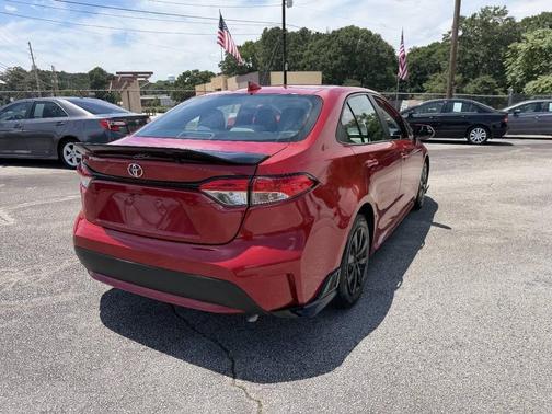 Barcelona Red Metallic 2021 Toyota Corolla LE