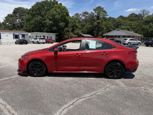 Barcelona Red Metallic 2021 Toyota Corolla LE