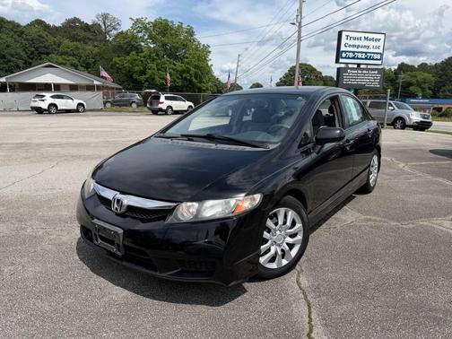 Crystal Black Pearl 2010 Honda Civic LX
