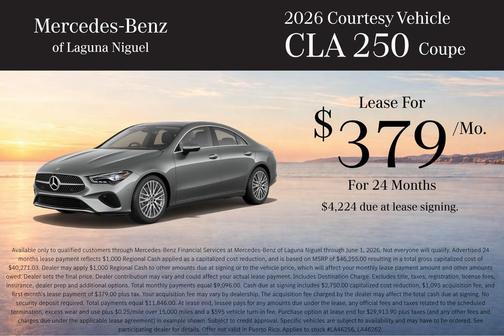Cosmos Black Metallic 2026 Mercedes-Benz CLA 250 Base