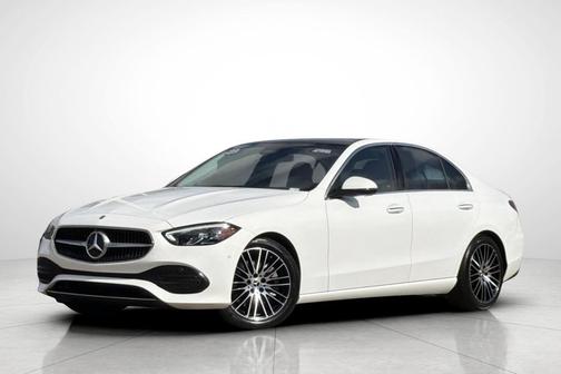 Polar White 2023 Mercedes-Benz C-Class Sedan