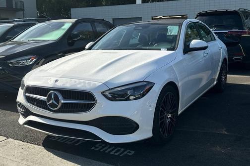 Polar White 2023 Mercedes-Benz C-Class Sedan