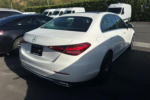 Polar White 2023 Mercedes-Benz C-Class Sedan