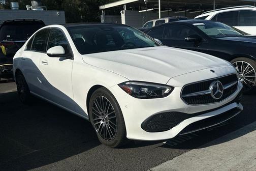 Polar White 2023 Mercedes-Benz C-Class Sedan