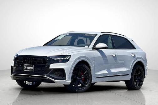 Glacier White Metallic 2023 Audi Q8 55 Premium Plus