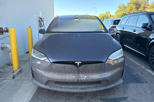 Stealth Grey 2023 Tesla Model X Plaid Tri Motor All-Wheel Drive