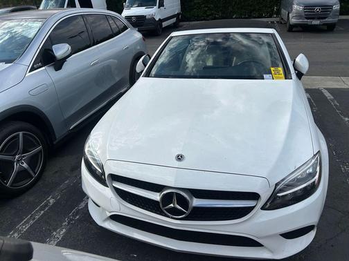 Polar White 2023 Mercedes-Benz C-Class Cabriolet