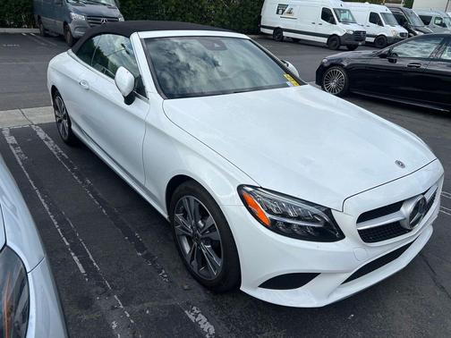 Polar White 2023 Mercedes-Benz C-Class Cabriolet