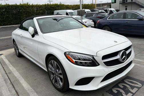 Polar White 2023 Mercedes-Benz C-Class Cabriolet