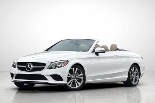 Polar White 2023 Mercedes-Benz C-Class Cabriolet