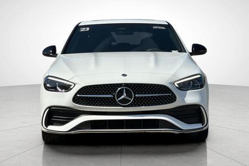 Polar White 2023 Mercedes-Benz C-Class Sedan