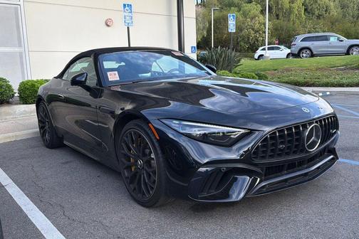 Obsidian Black Metallic 2022 Mercedes-Benz AMG SL 55 Base
